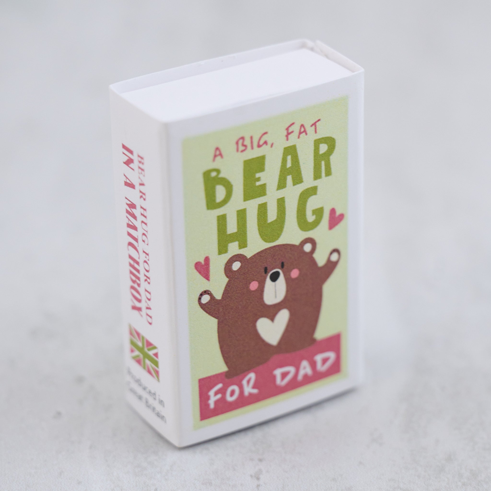 Bear Hug for Dad Wool Felt Animal