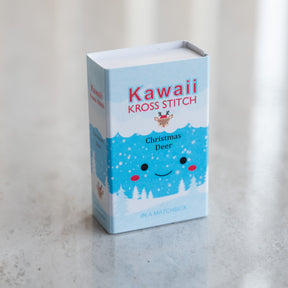 Kawaii Christmas Deer Mini Cross Stitch Kit