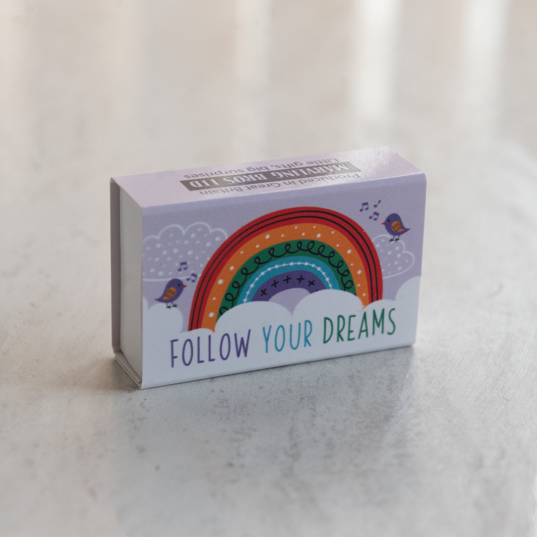 Somewhere Over The Rainbow Music Box Kit In A Matchbox