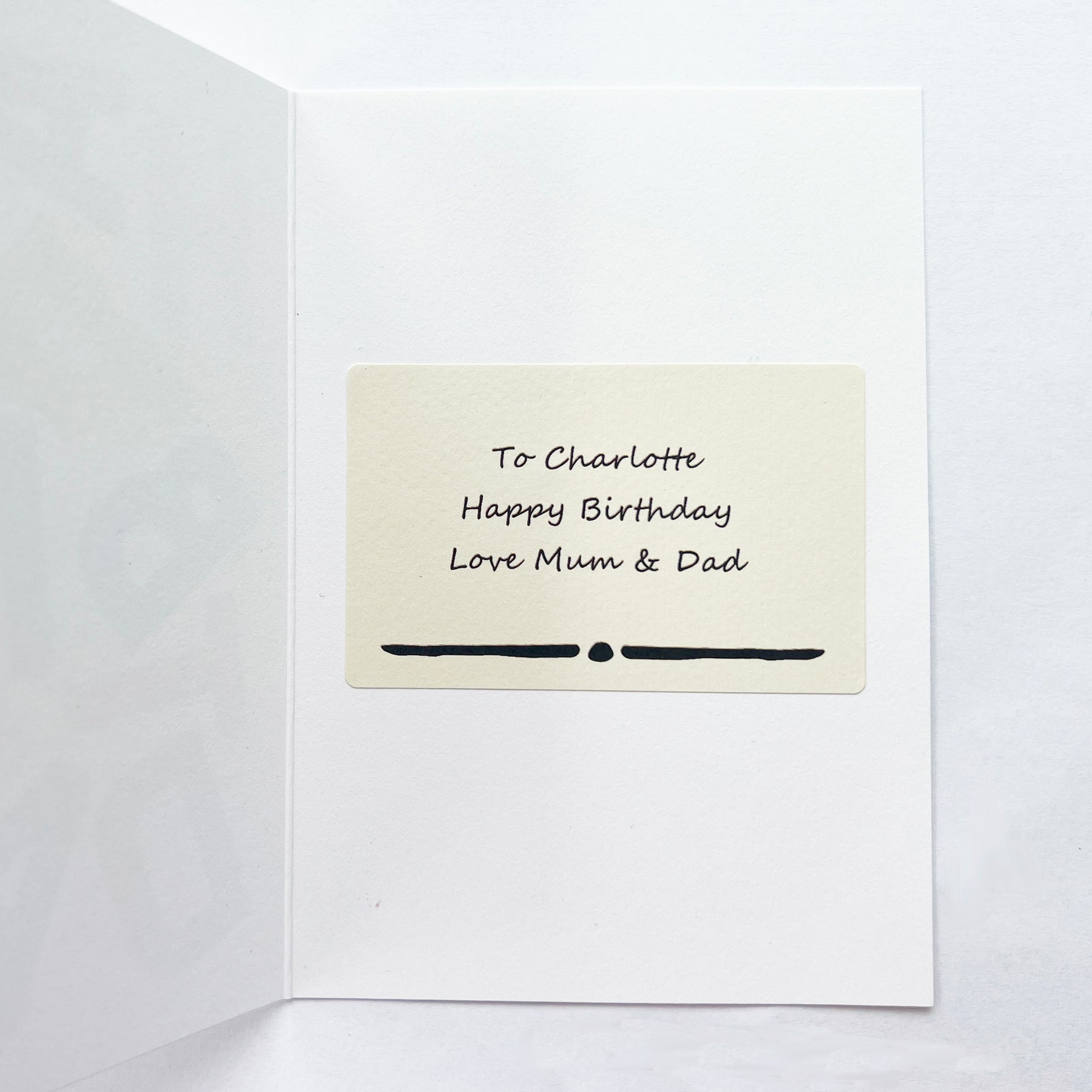 Happy Birthday Typography Card