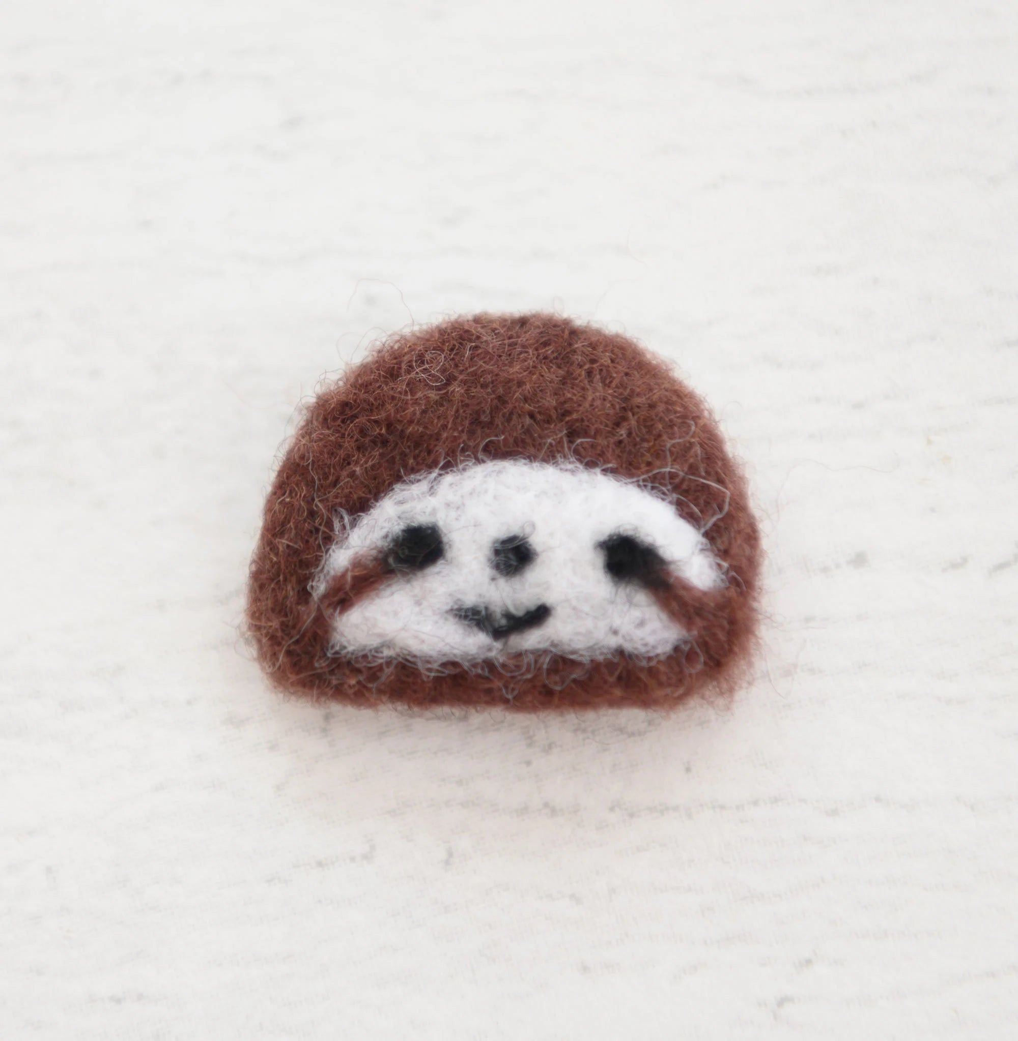 Wool Felt Sloth Birthday Gift in a matchbox