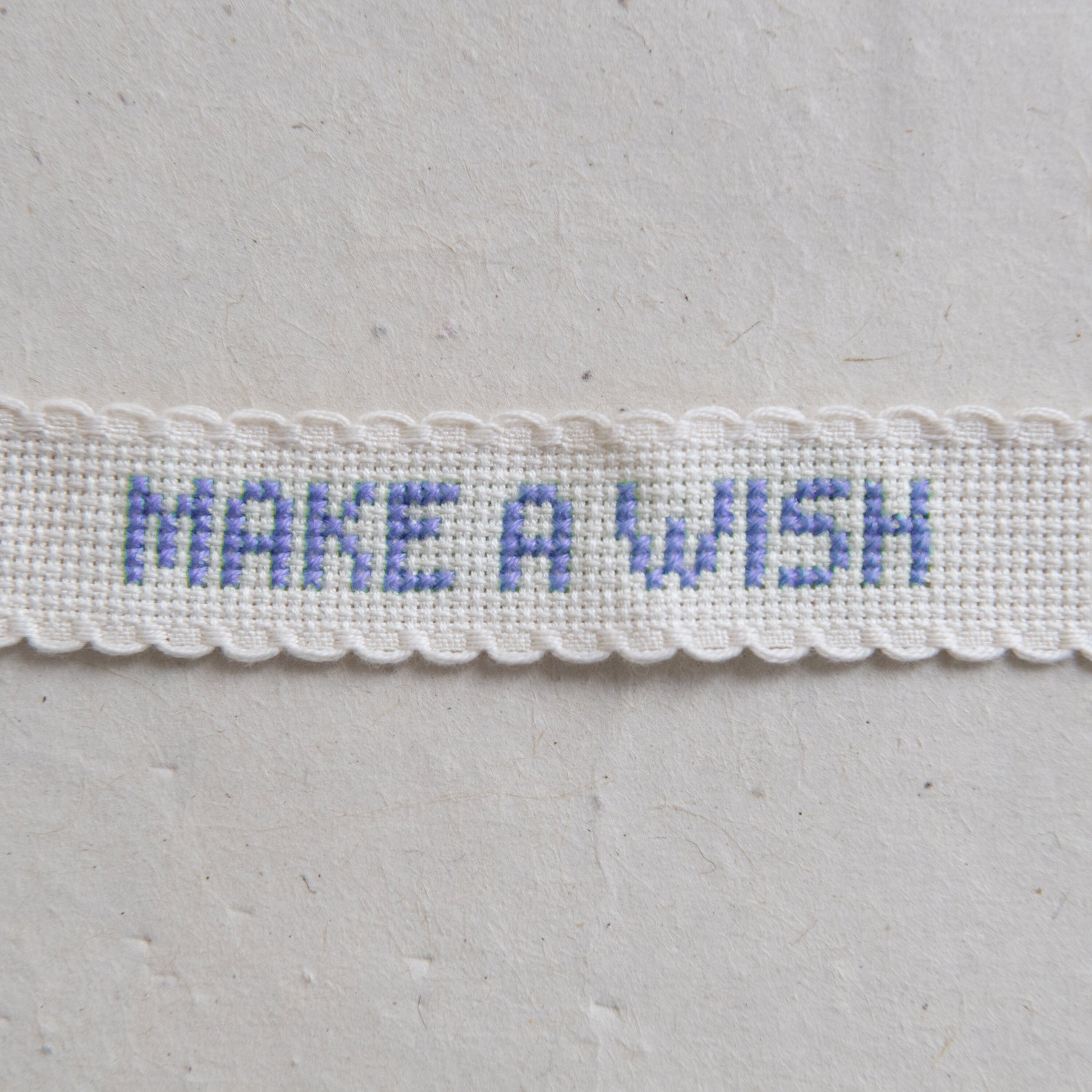 Just To Say 'MAKE A WISH' Cross Stitch Secret Message