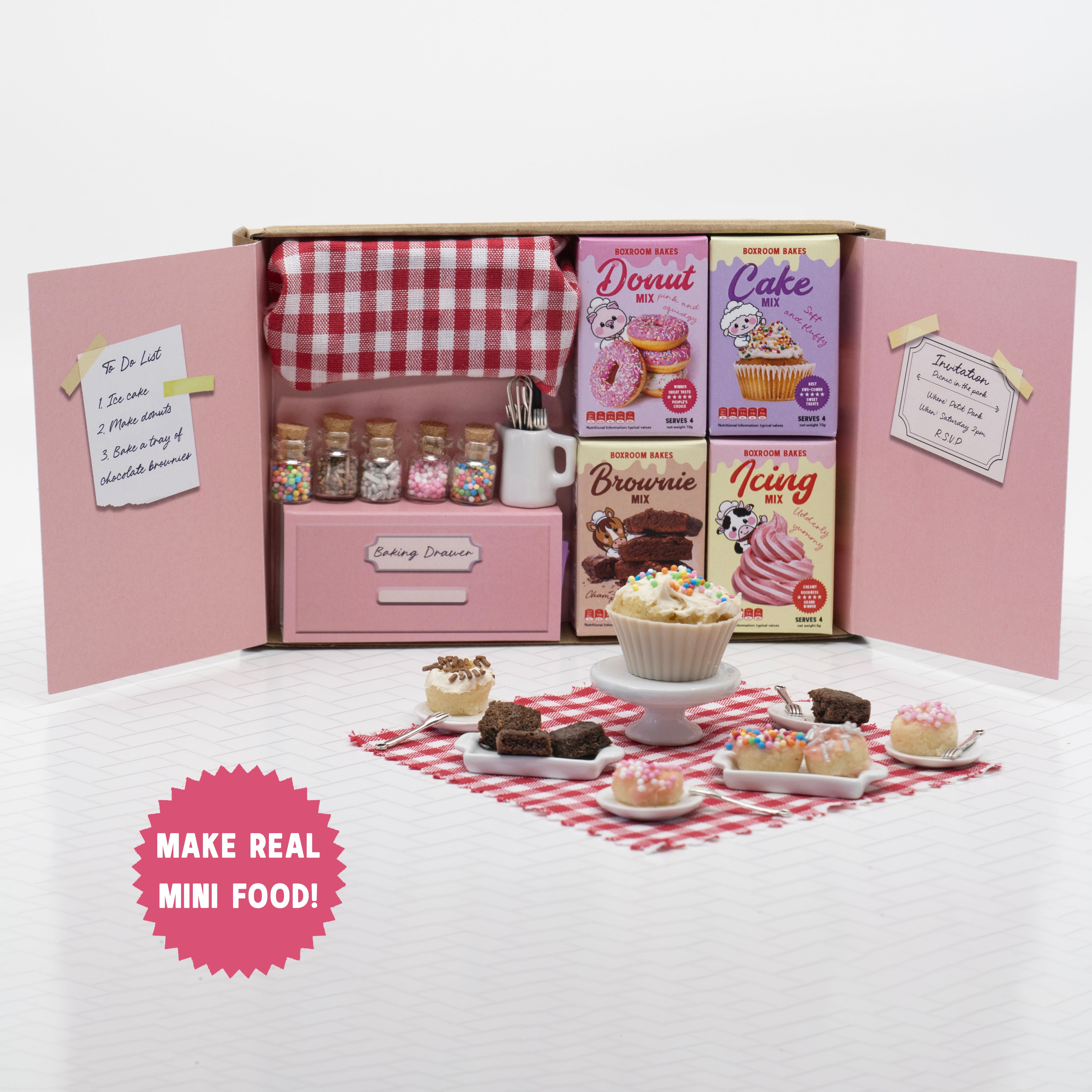 Mini Bakery Kit Make Your Own Miniature Edible Picnic