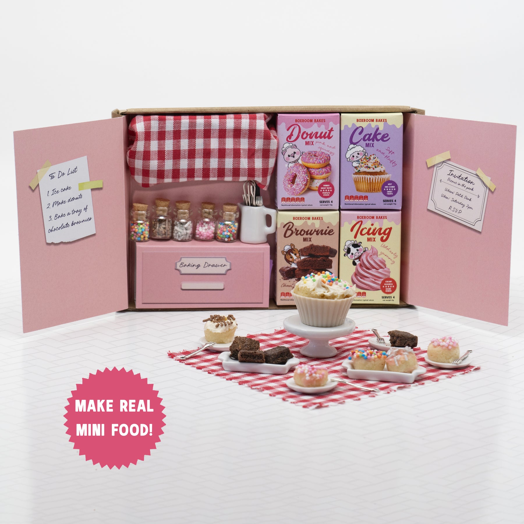 Mini Bakery Kit  - Christmas Treats and Pink Picnic