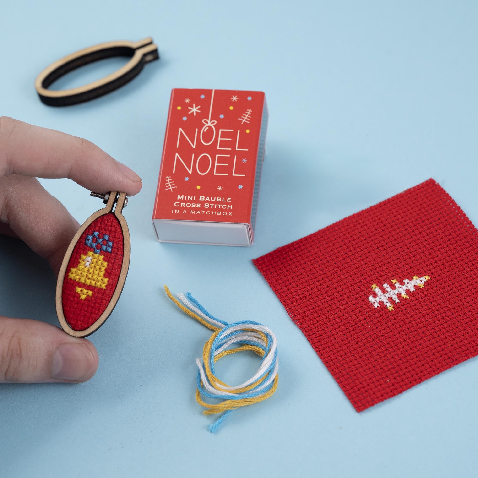 Make Your Own Christmas Bauble Noel Cross Stitch Kit