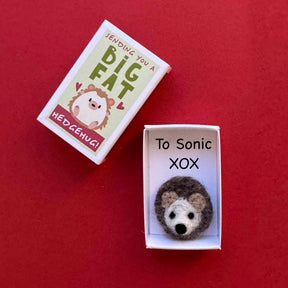 Sending You A 'Hedgehug' In A Matchbox