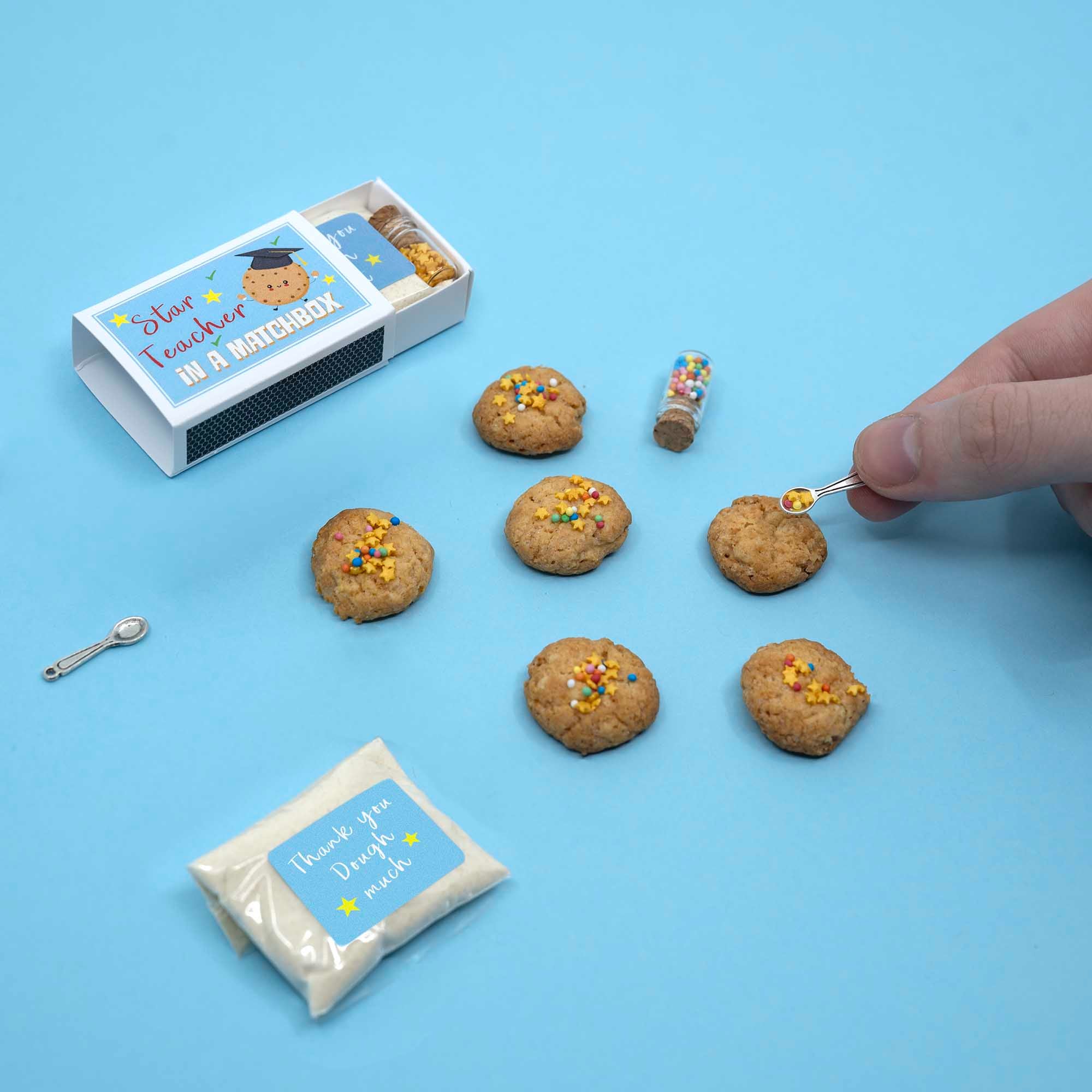 Star Teacher Cookies In A Matchbox