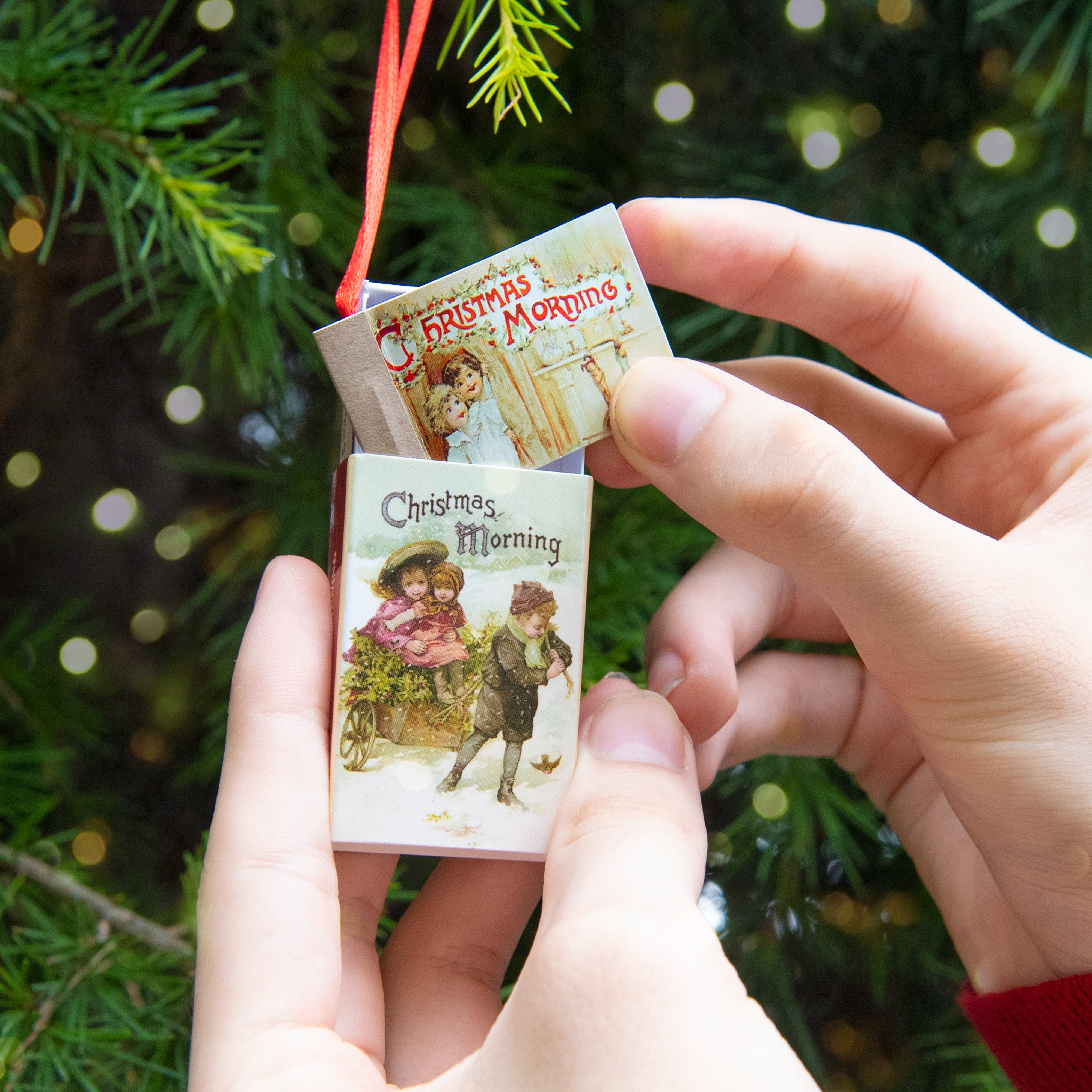 Tree Decoration Christmas Morning Victorian Poem