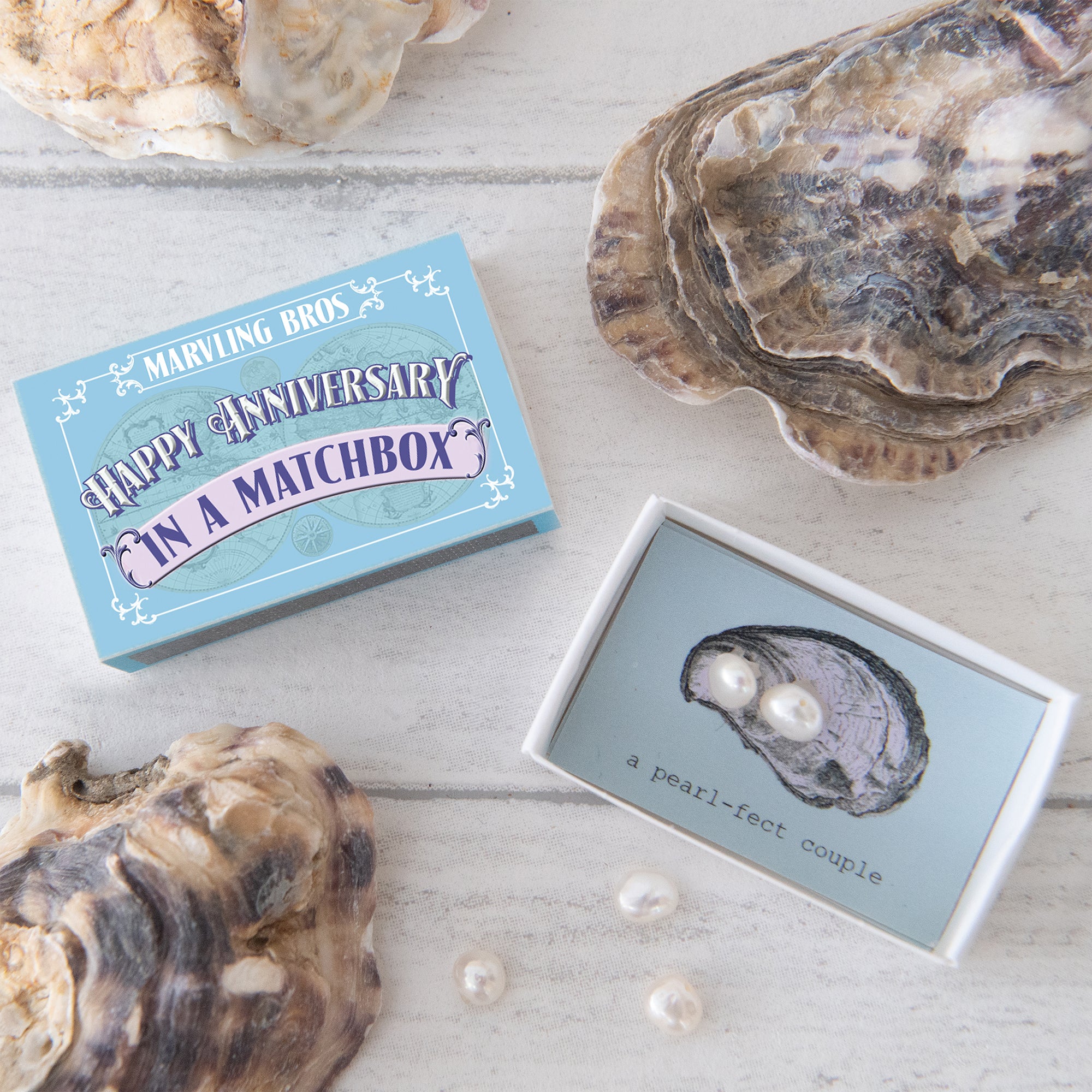 Happy Anniversary Message And Freshwater Pearls Gift