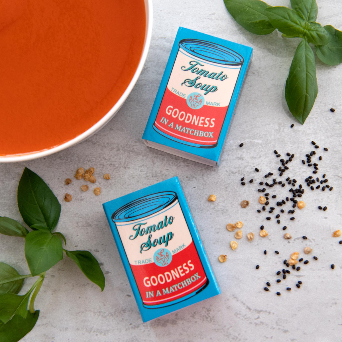 Grow Your Own Tomato Soup Seed Kit In A Matchbox