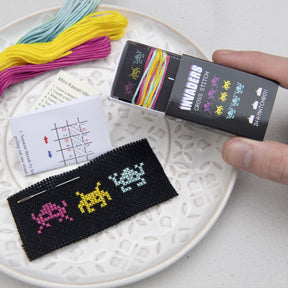 Space Invaders Cross Stitch CMYK