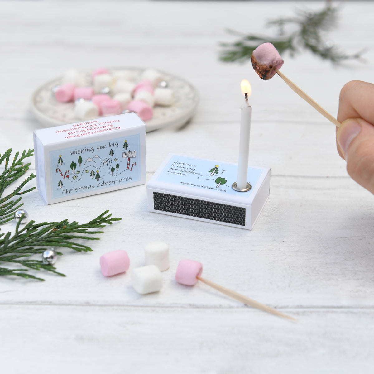 Christmas Mini Marshmallow Toasting Kit
