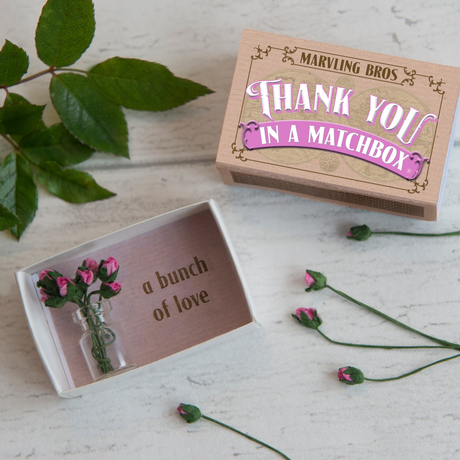 Thank You Gift Miniature Bouquet Of Paper Roses
