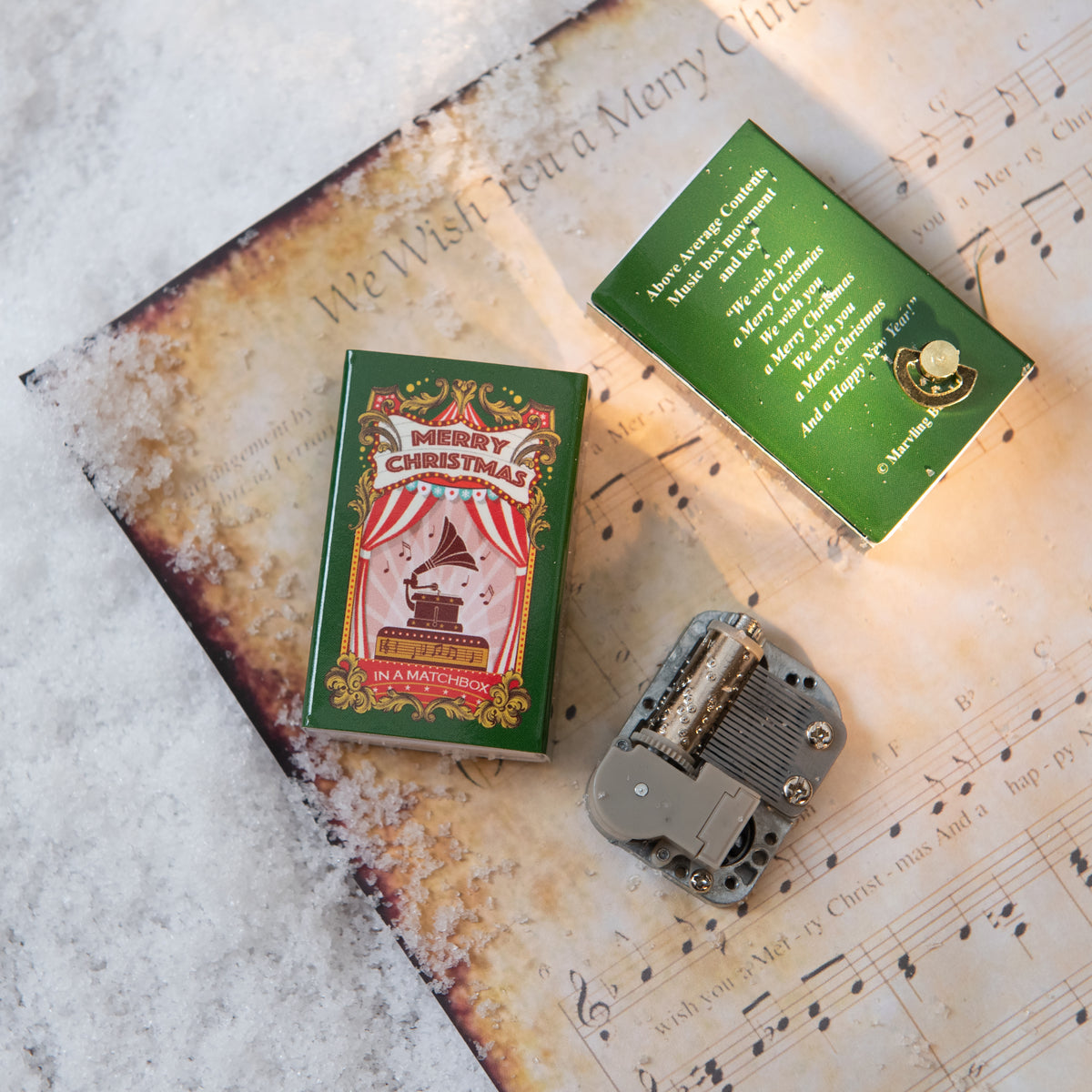 Christmas Music Box Kit In A Matchbox